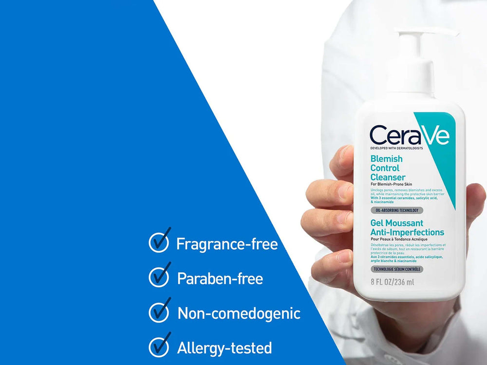 CeraVe Blemish Control Cleanser For Blemish-Prone Skin