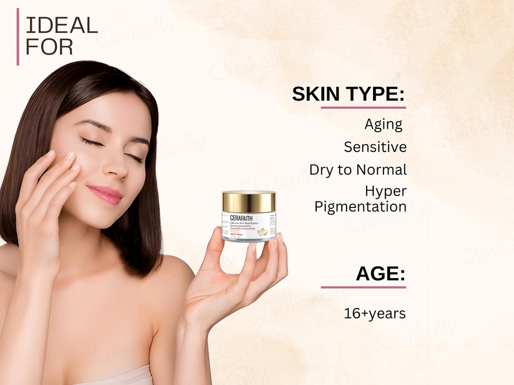 Cerafaith Ceramide & Niacinamide Youthful Night Cream