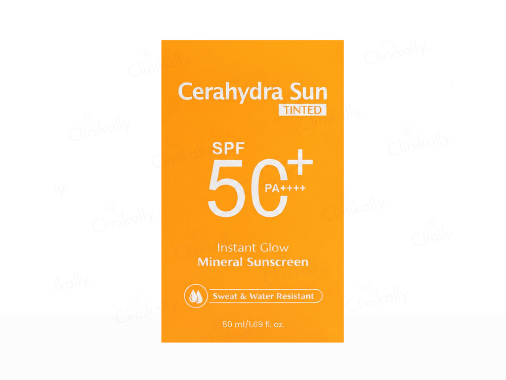Cerahydra Sun Tinted Instant Glow Mineral Sunscreen SPF 50+ PA++++