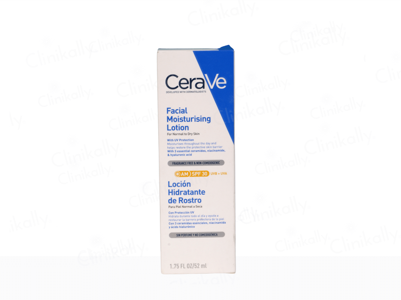 CeraVe AM Facial Moisturising Lotion for Normal to Dry Skin SPF 30) - Clinikally