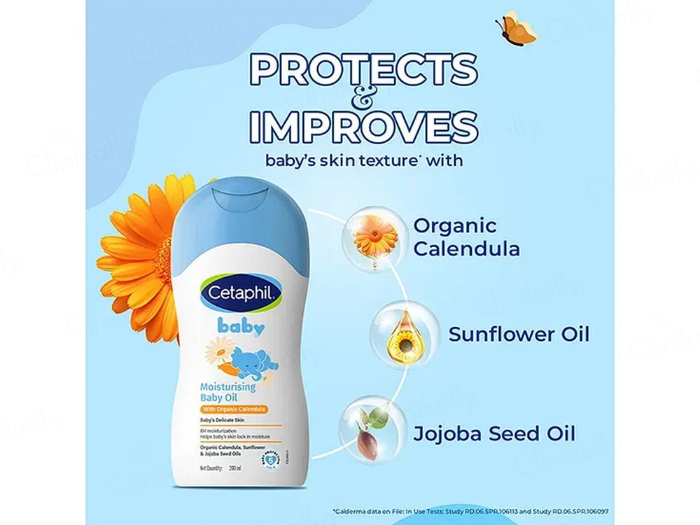 Cetaphil Baby Moisturising Oil With Organic Calendula