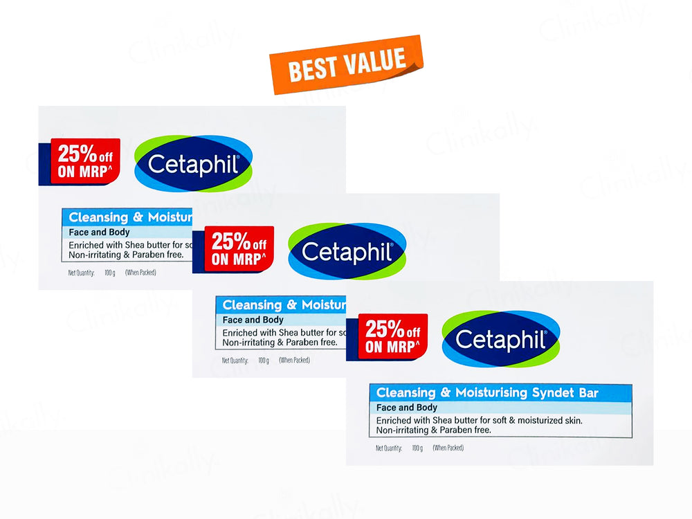 Cetaphil Cleansing & Moisturising Syndet Bar