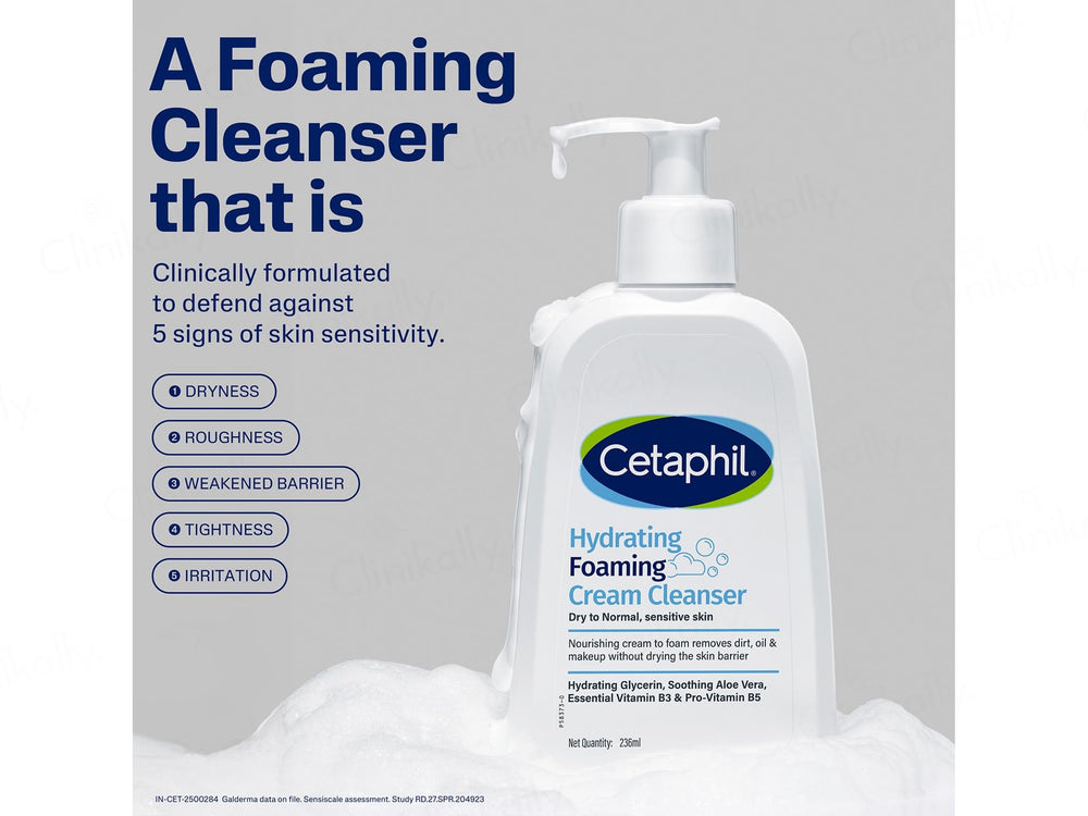 Cetaphil Hydrating Foaming Cream Cleanser