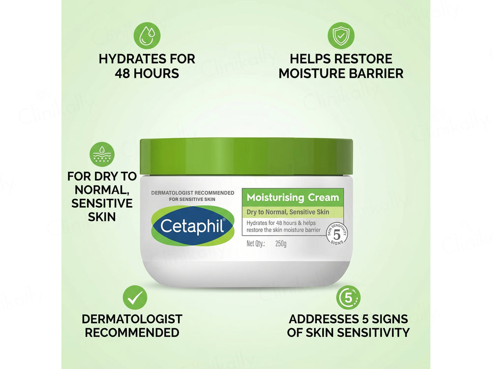 Cetaphil Moisturising Cream (Dry to Normal, Sensitive Skin)