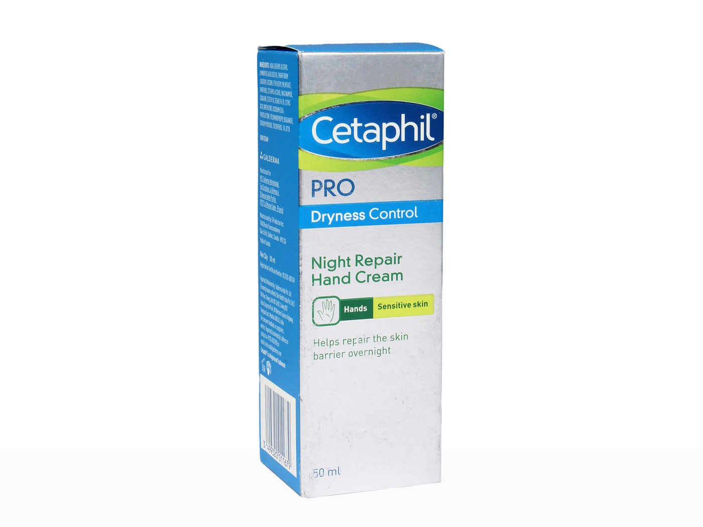 Cetaphil Pro Dryness Control Night Repair Hand Cream ( Blue) - Clinikally