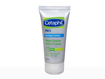 Cetaphil Pro Dryness Control Night Repair Hand Cream ( Blue) - Clinikally