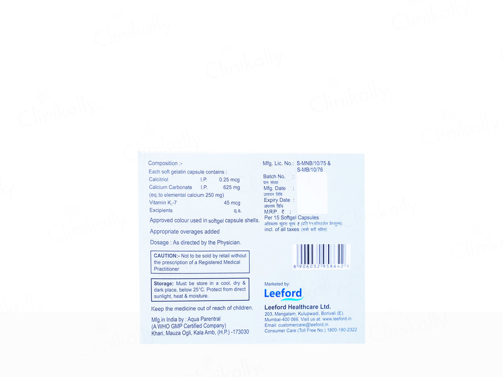 Cetjoint K2-7 Soft Gelatin Capsule