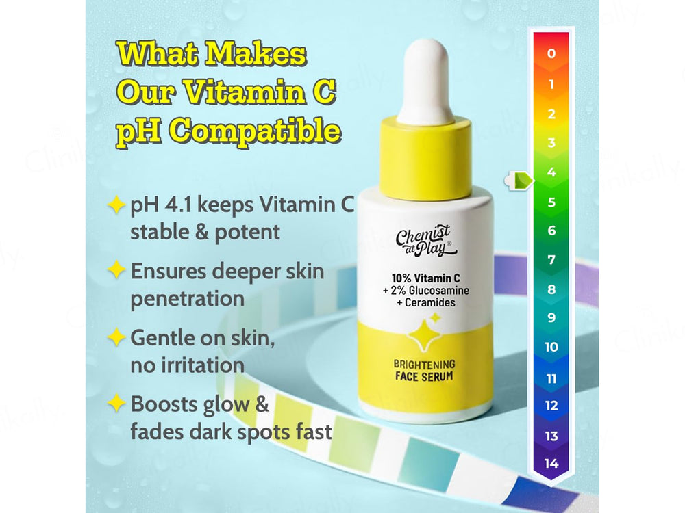 Chemist At Play 10% Vitamin C Brightening Face Serum