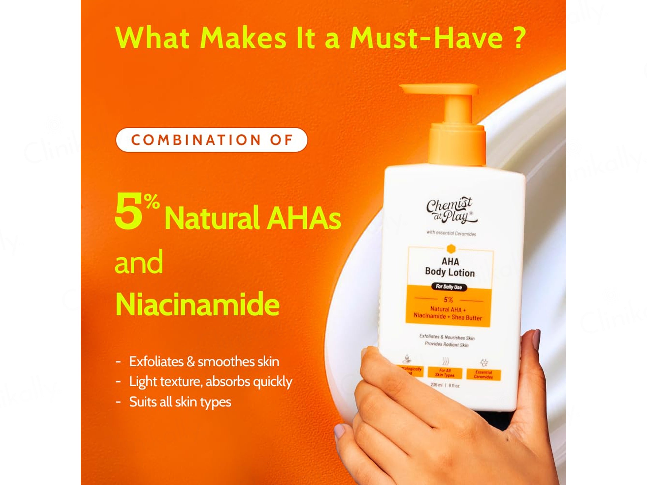 Chemist At Play 5% AHA Body Lotion