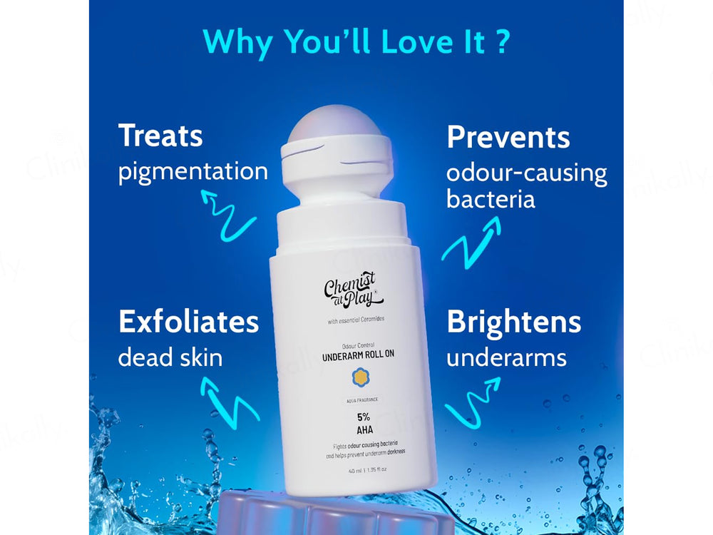 Chemist At Play 5% AHAs + Vitamin C Underarm Roll On