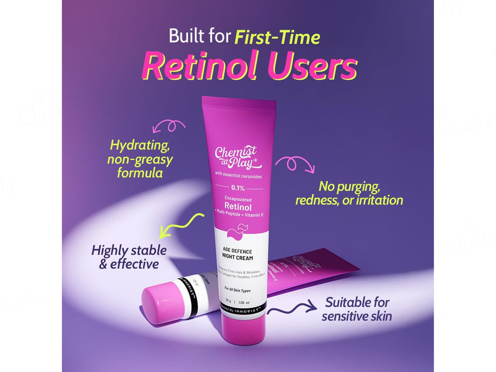 Chemist At Play 0.1% Retinol Age Defence Night Cream