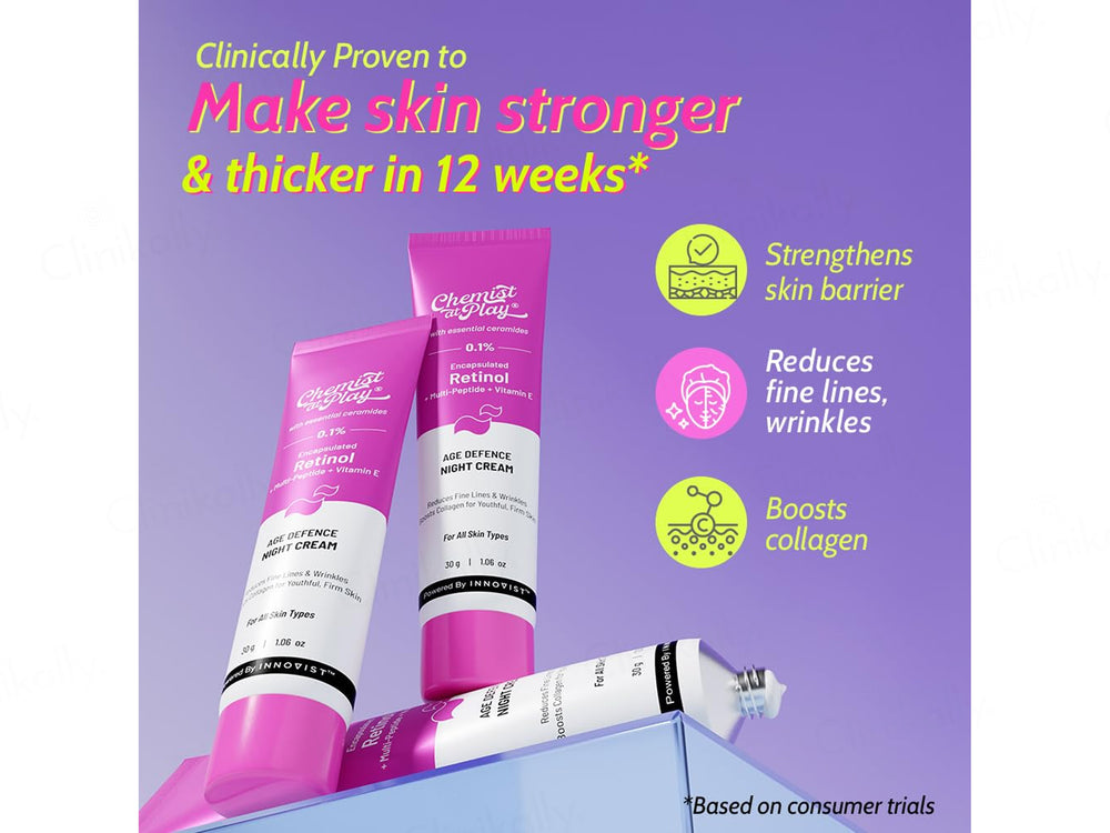 Chemist At Play 0.1% Retinol Age Defence Night Cream