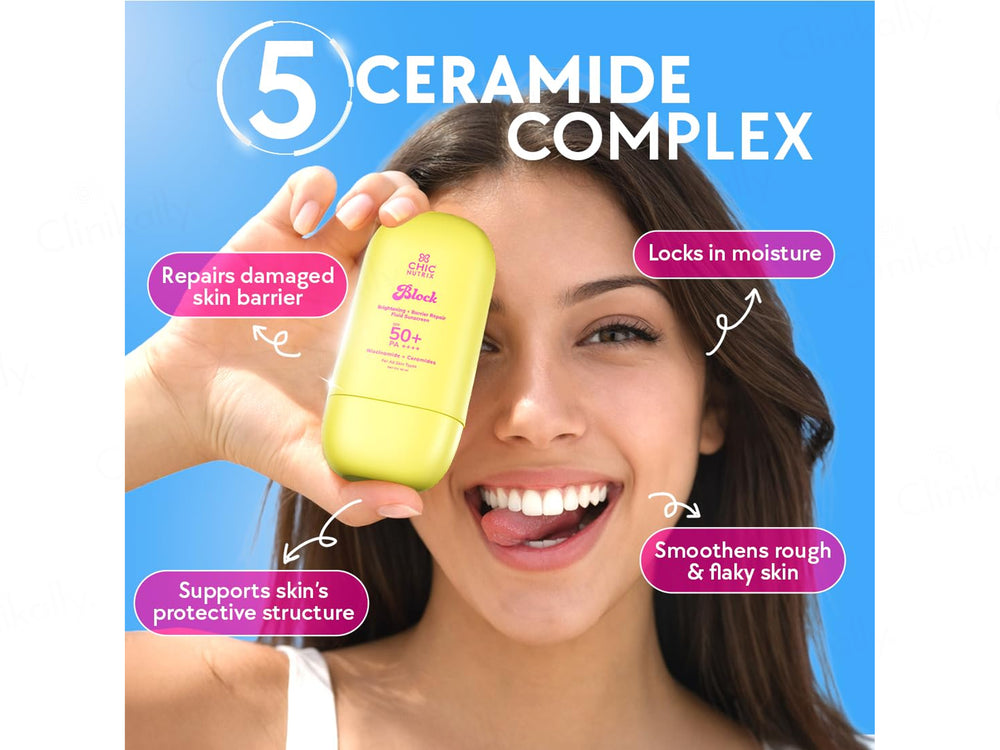 Chic Nutrix Block Fluid Sunscreen SPF 50+ PA++++
