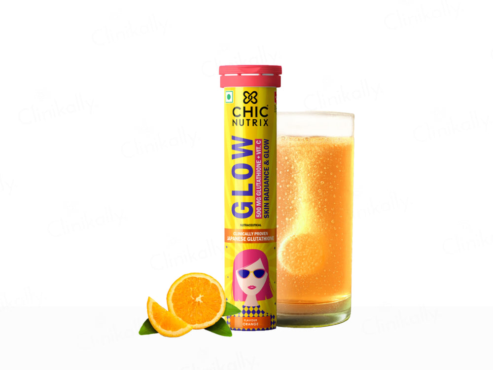 Chic Nutrix Glow 500mg Glutathione + Vit. C Effervescent Tablet