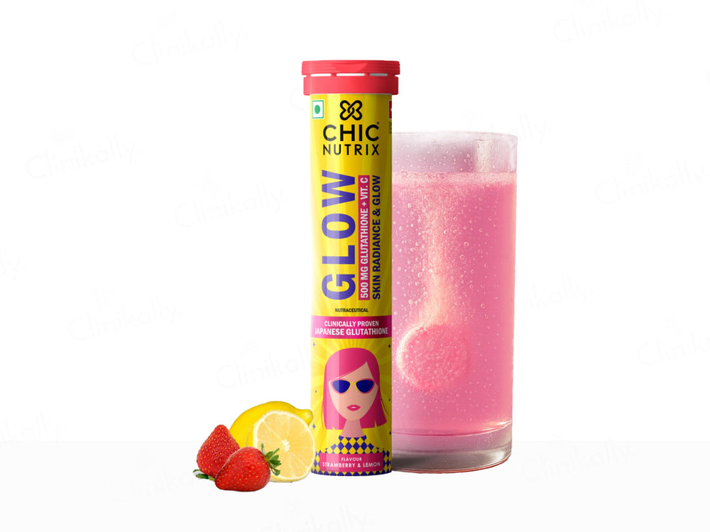 Chic Nutrix Glow 500mg Glutathione + Vit. C Effervescent Tablet