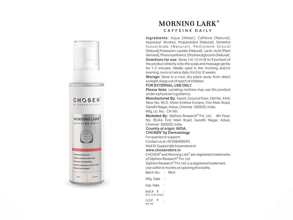 Chosen Morning Lark Caffeine Daily Scalp Solution