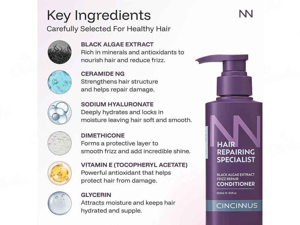 Cincinnus Black Algae Extract Frizz Repair Conditioner