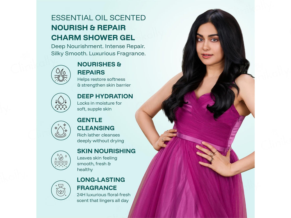 Cincinnus Essential Oil Scented Charm Shower Gel