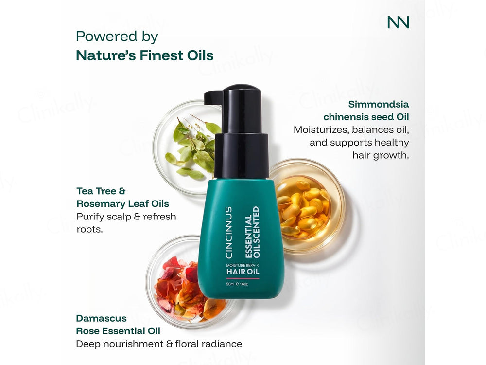 Cincinnus Essential Oil Scented Moisture Repair Hair Oil