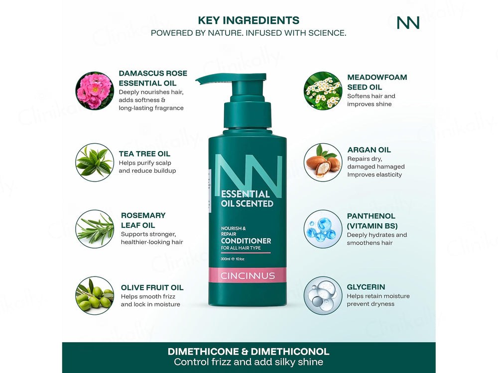 Cincinnus Essential Oil Scented Nourish & Repair Conditioner