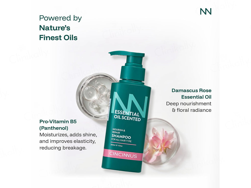 Cincinnus Essential Oil Scented Nourish & Repair Shampoo