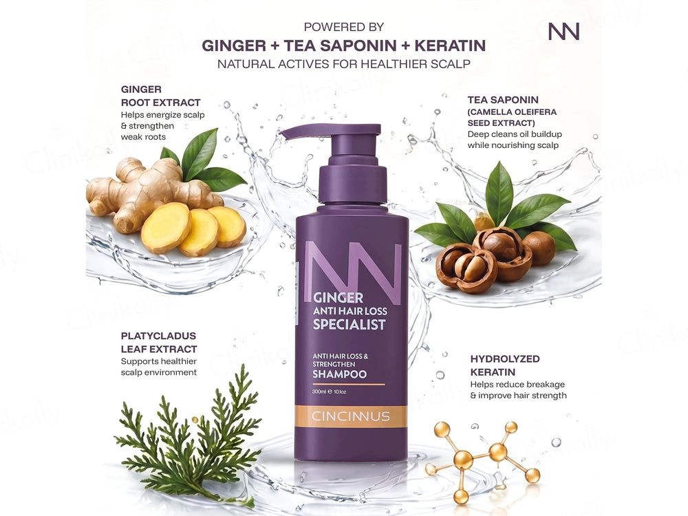 Cincinnus Ginger Anti Hair Loss & Strengthen Shampoo