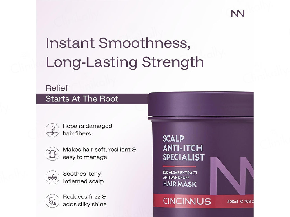 Cincinnus Red Algae Extract Anti Dandruff Hair Mask