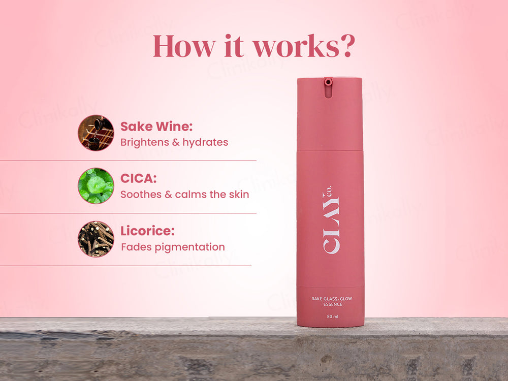 ClayCo Sake Glass-Glow Essence With Cica & Licorice