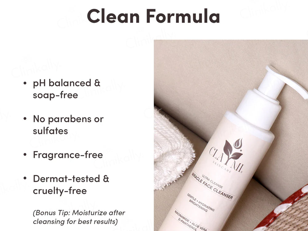 Claymi Miracle Hydrating and Brightening Gentle Face Cleanser