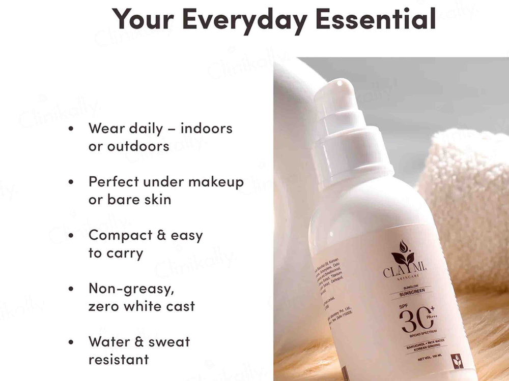 Claymi Sunglow Broad Spectrum Sunscreen SPF 30+ PA+++