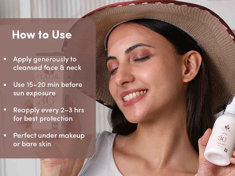 Claymi Sunglow Broad Spectrum Sunscreen SPF 30+ PA+++