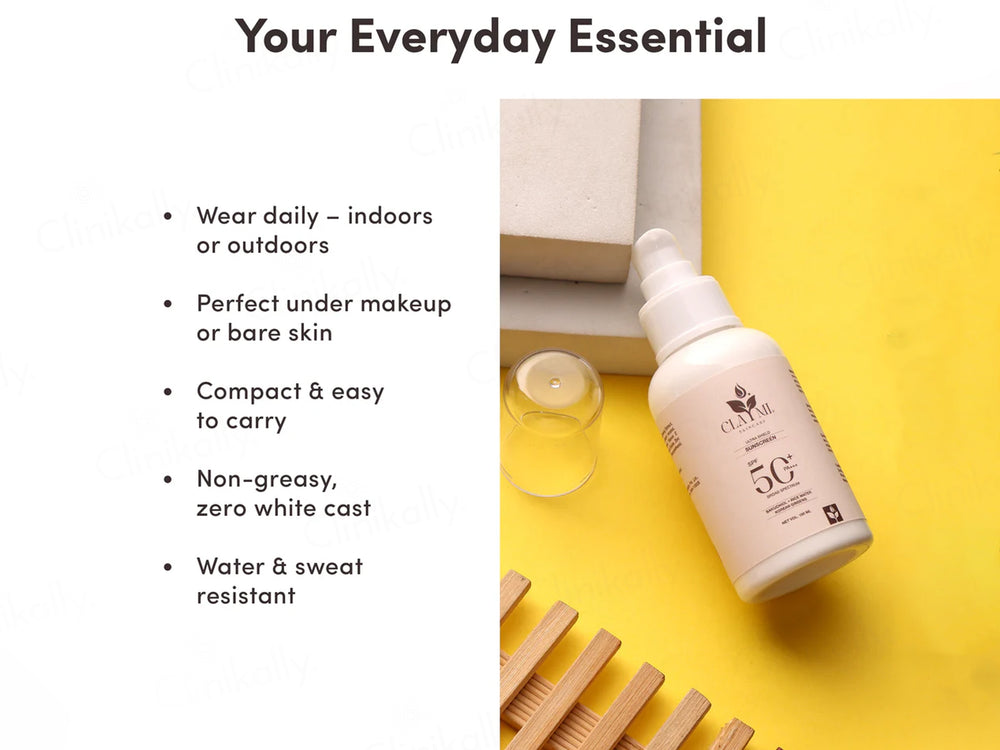 Claymi Ultra Shield Broad Spectrum Sunscreen SPF 50+ PA+++