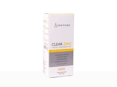 Clear Zinc Tint SPF 50 Sunscreen Gel - Clinikally