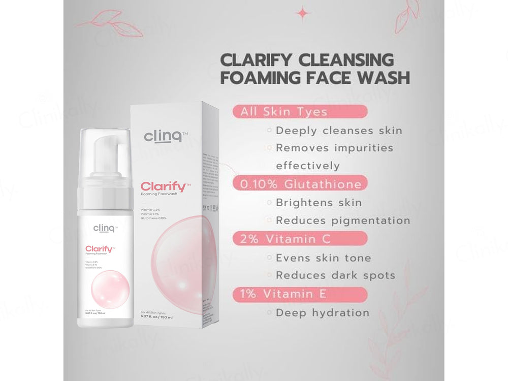 Clinq Clarify Foaming Facewash