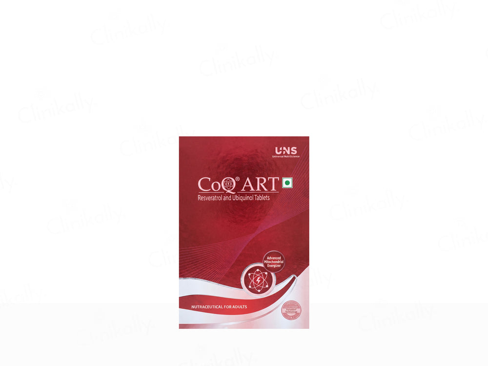 CoQ ART Resveratrol and Ubiquinol Tablet