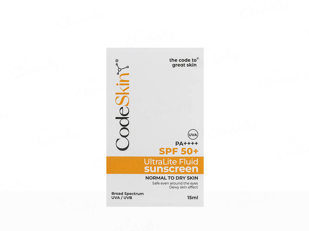 CodeSkin UltraLite Fluid Sunscreen SPF 50+ PA++++