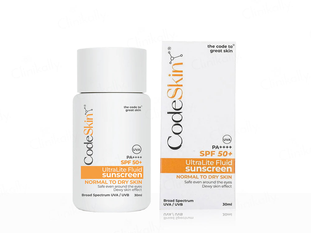 CodeSkin UltraLite Fluid Sunscreen SPF 50+ PA++++