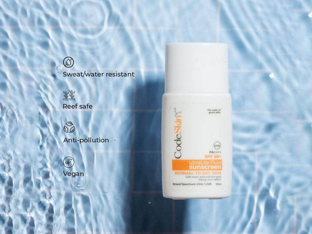 CodeSkin UltraLite Fluid Sunscreen SPF 50+ PA++++