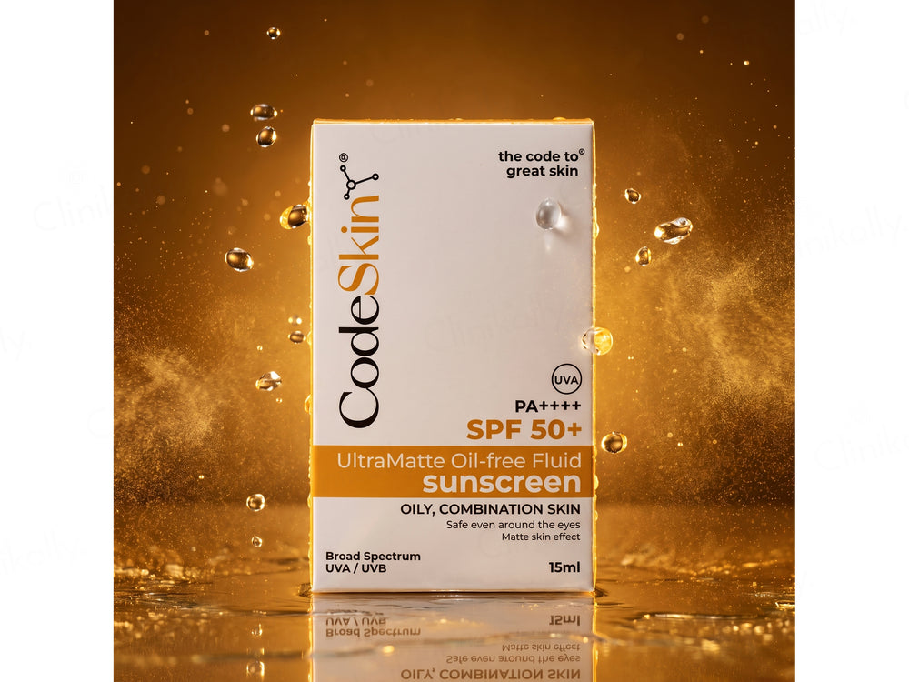 CodeSkin UltraMatte Fluid Sunscreen SPF 50+ PA++++