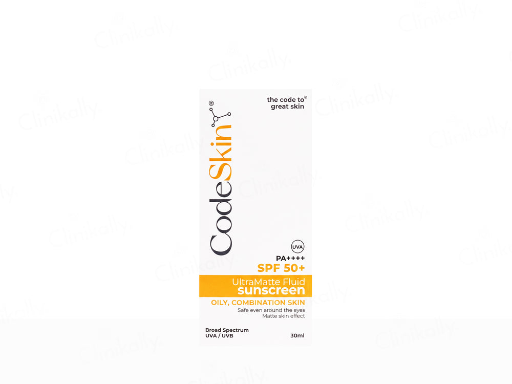 CodeSkin UltraMatte Fluid Sunscreen SPF 50+ PA++++