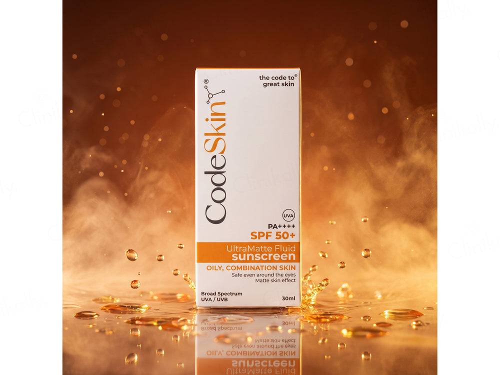 CodeSkin UltraMatte Fluid Sunscreen SPF 50+ PA++++