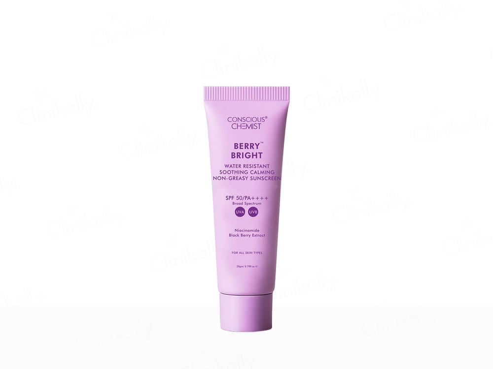Conscious Chemist Berry Bright Water Resistant Sunscreen SPF 50 PA++++