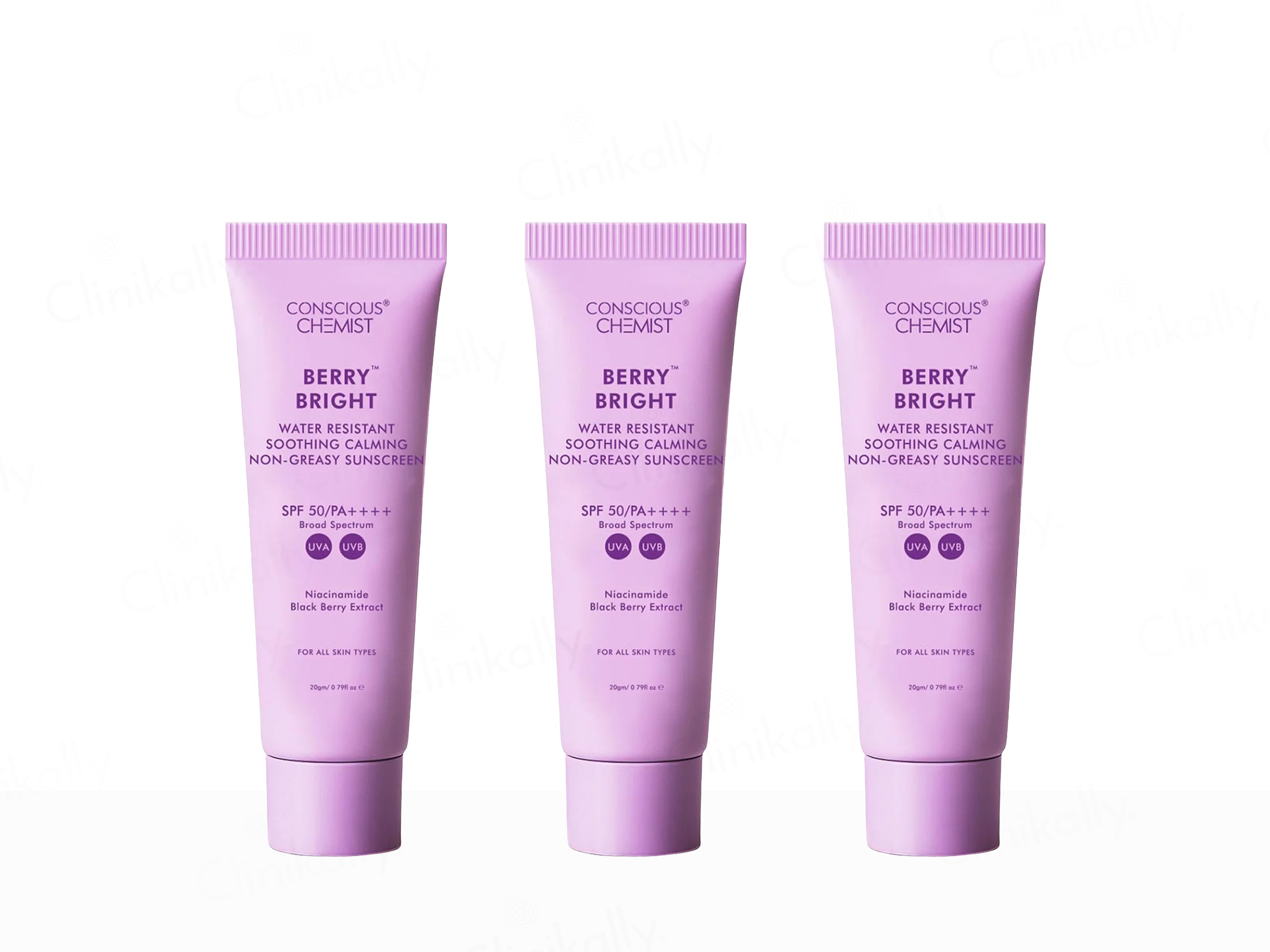 Conscious Chemist Berry Bright Water Resistant Sunscreen SPF 50 PA++++