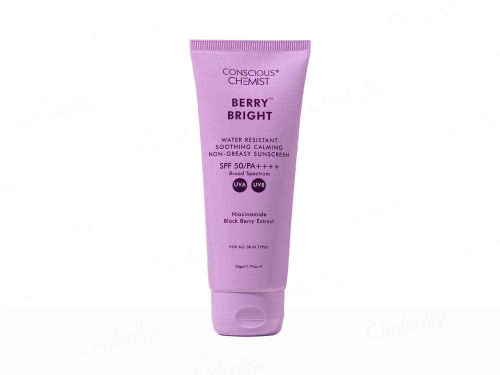 Conscious Chemist Berry Bright Water Resistant Sunscreen SPF 50 PA++++
