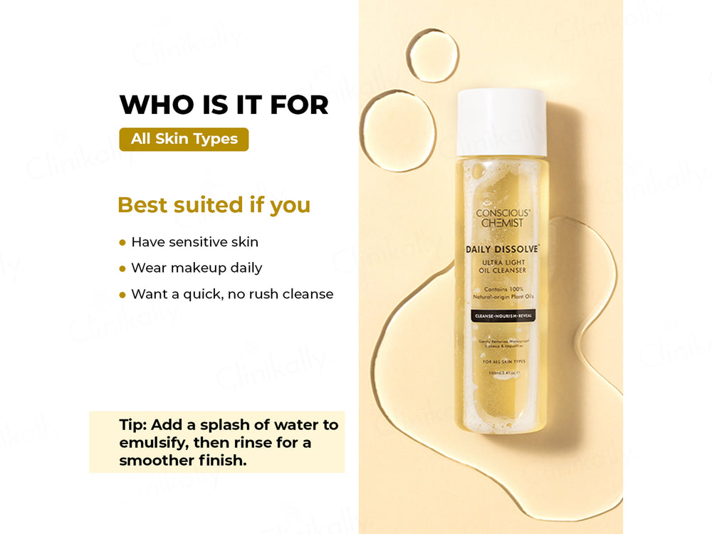 Conscious Chemist Daily Dissolve Ultra Light Oil Cleanser