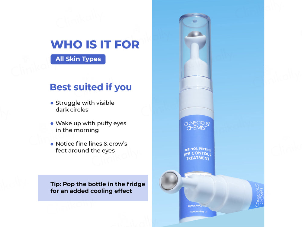 Conscious Chemist Retinol Peptide Eye Contour Treatment