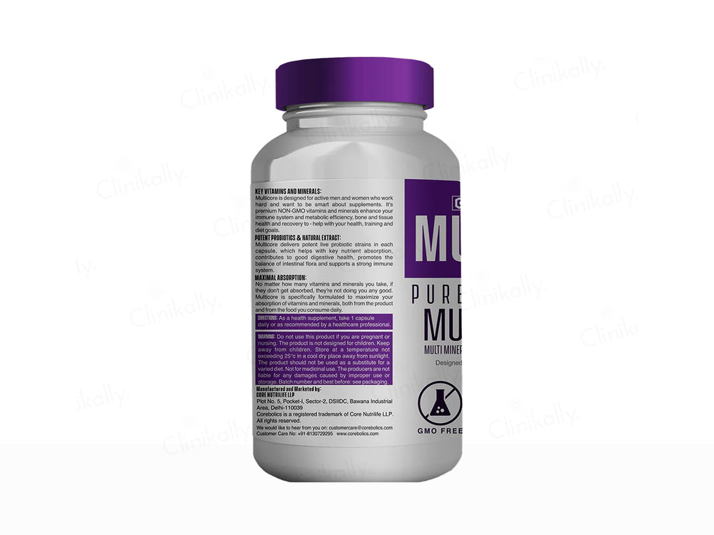 Corebolics Multicore Pure And Potent Multivitamin Health Supplement Capsule