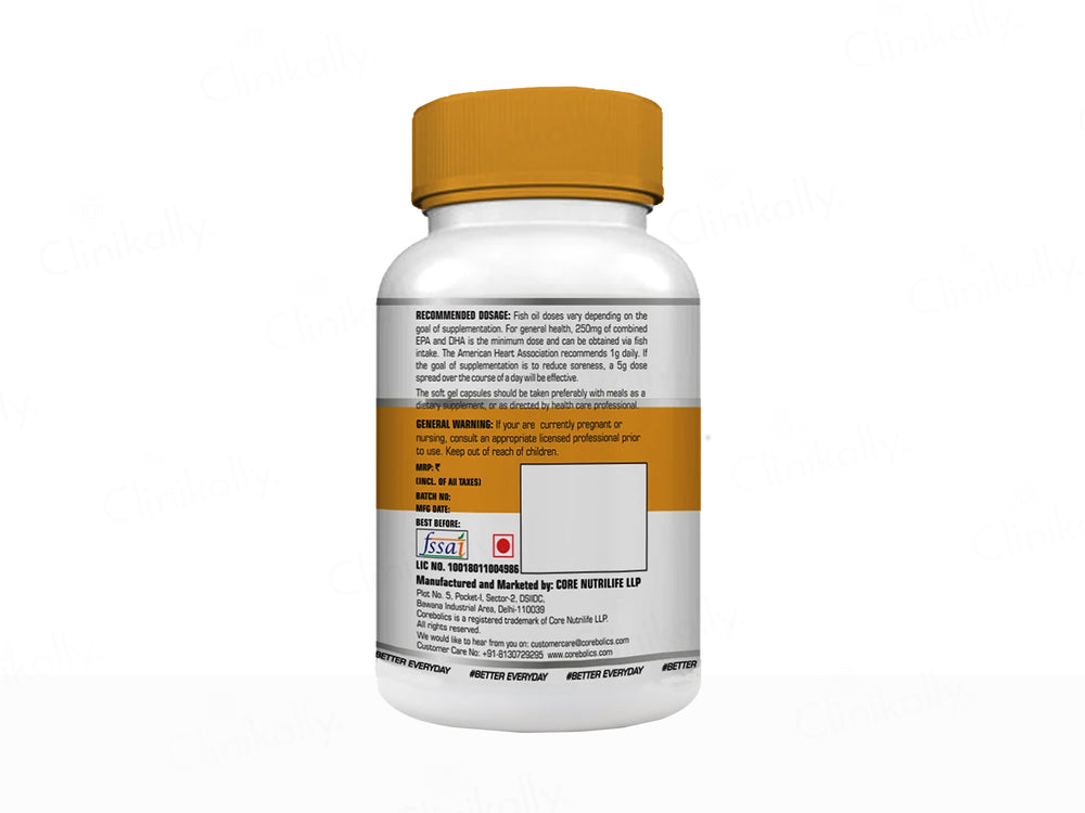Corebolics Omega-3 Nutraceutical Capsule