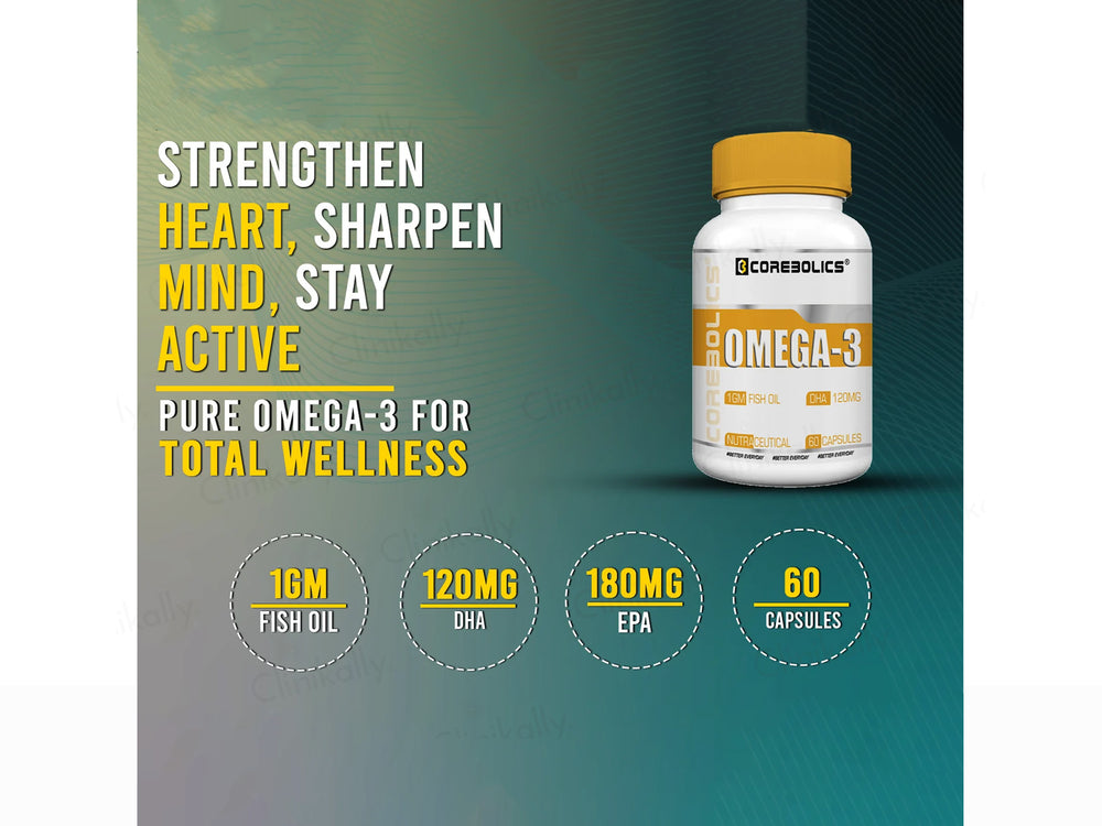 Corebolics Omega-3 Nutraceutical Capsule