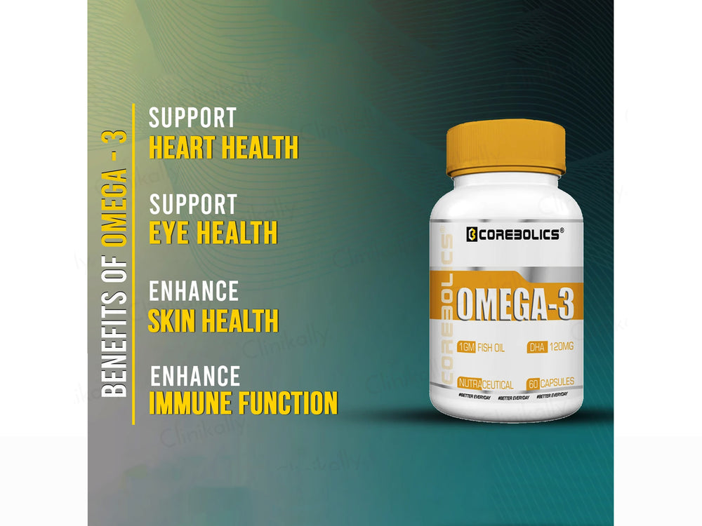 Corebolics Omega-3 Nutraceutical Capsule
